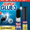 New LOCTITE Colle Super glue 3 Spécial plastiques 2g + 4ml