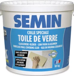 Sale SEMIN Colle toile de verre prête à l'emploi 10 kg