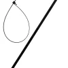 Best ZENITECH 20 colliers réutilisables 7,6x250mm noirs