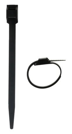 Clearance ZENITECH 20 colliers 6x114mm noir