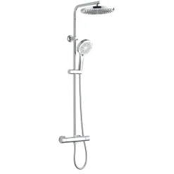Online Colonne de douche thermostatique chromée