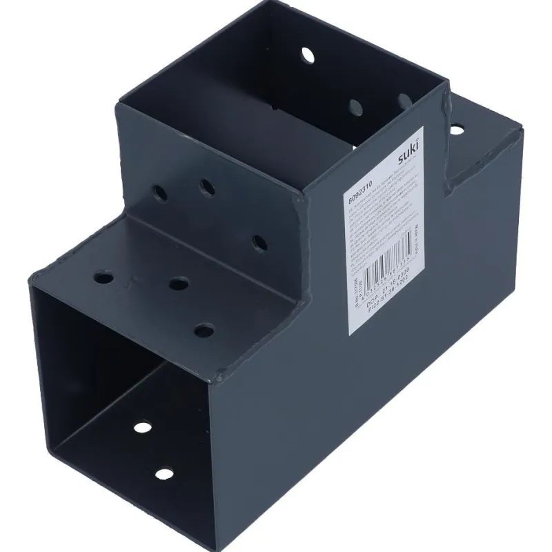 Best SUKI Connecteur emboîtable 9x9 en T 90° gris anthracite