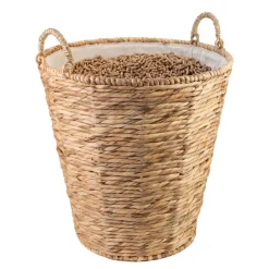 Discount Corbeille Mékong en jonc de mer naturel 45x45x46cm