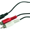 Outlet Cordon audio FPE jack 3.5mm femelle stéréo / 2 RCA mâles
