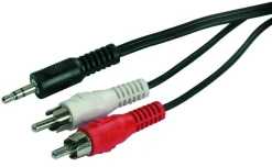 Best Cordon audio FPE jack 3,5mm mâle/2 RCA mâle - 5m