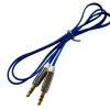 Outlet Cordon audio FPE Jack 3.5mm stéréo mâle/mâle - 0.75m - bleu