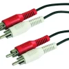 Cordon audio FPE 2 RCA mâle / 2 RCA mâle - 2.5m