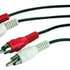 New Cordon audio FPE 2 RCA mâles/2 RCA femelles - 1.2m