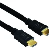 Discount Cordon audio/vidéo FPE HDMI 1.4 mâle/mâle doré nylon 28AWG