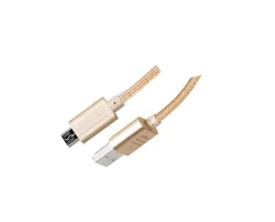 Sale Cordon FPE micro USB doré - 1m