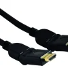 Cordon HDMI FPE articulée 180° mâle/mâle connectique dorée