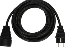 Hot BRENNENSTUHL Cordon prolongateur fiche prise (2P+T 16A/230V) noir 5 M