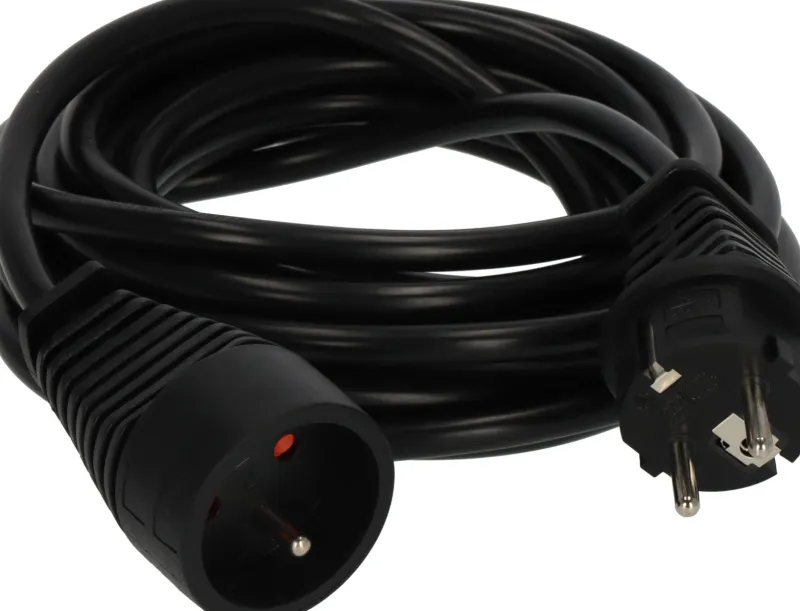 Hot BRENNENSTUHL Cordon prolongateur fiche prise (2P+T 16A/230V) noir 5 M