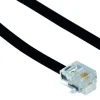 Sale Cordon téléphone FPE RJ11 / R11 - 5m - noir