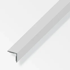 ALFER Cornière adhésive 20x20x1,5 PVC argent1m