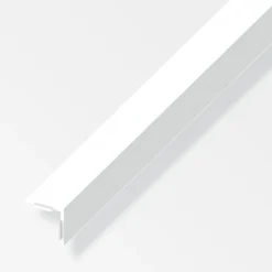 ALFER Cornière adhésive 25x25x1 PVC blanc 2,5m