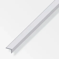 Clearance ALFER Cornière chanfreinée 19x8x1,6 aluargent 1m