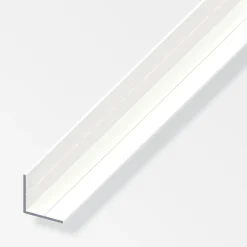 New ALFER Cornière 19,5x1,5 alu blanc 2,5m