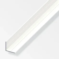 ALFER Cornière 15,5x1,5mm aluminium blanc 1m