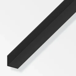 ALFER Cornière 15x15x1,2 PVC noir 2m