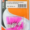 Best Cosse à fourche isolée thermorétractable rouge M4 (x10)