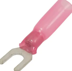 Best Cosse à fourche isolée thermorétractable rouge M4 (x10)