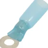 Discount Cosse à oeil isolée thermorétractable bleue M4 (x10)