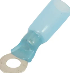 Discount Cosse à oeil isolée thermorétractable bleue M4 (x10)