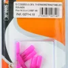 Clearance Cosse à oeil isolée thermorétractable rouge M4 (x10)
