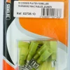 Cosse plate femelle isolée thermo jaune 6,3x0,8mm (x10)