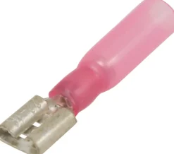 Outlet Cosse plate femelle isolée thermo rouge 6,3x0,8mm (x10)