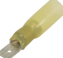 Discount Cosse plate mâle isolée thermo jaune 6,3x0,8mm (x10)