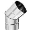 TEN Coude BR45° 2 parties inox 304 Ø180mm