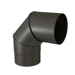 New TEN Coude 72° noir mat Ø139mm lisse