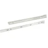 Discount Coulisse à galets fixation sous tiroir 400mm blanc (x2)
