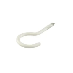 Sale SUKI Crochet Acier plastifié Blanc 50XØ3,3mm
