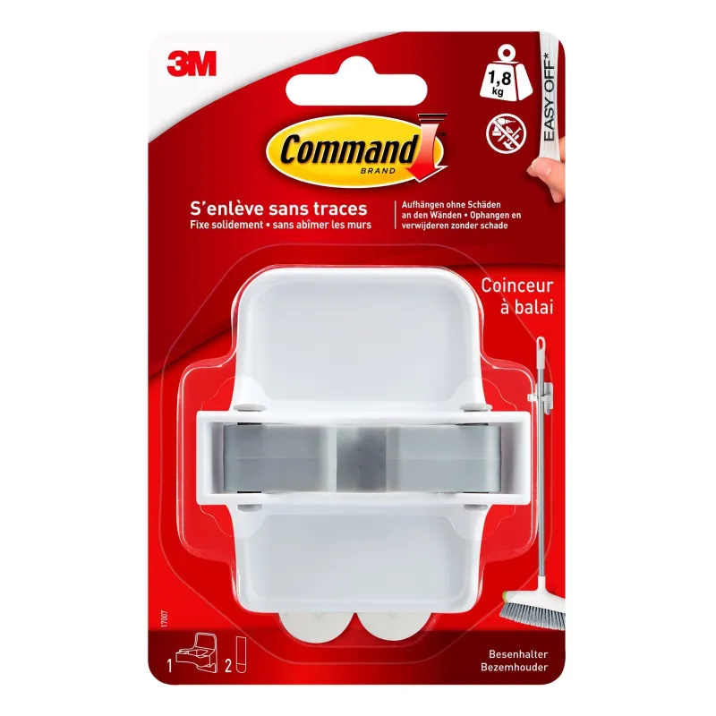 Sale 3M Crochet coinceur en plastique blanc moyen modèle