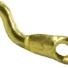 Outlet Crochet ergot L.20mm réversible acier laitonné x2