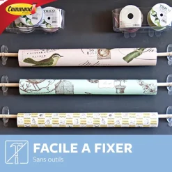 Best 3M 2 crochets ovales transparents moyen modèle
