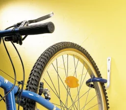 New MOTTEZ Crochet vélo gainé fixation par la roue