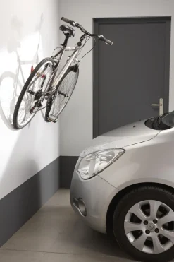 MOTTEZ Crochet vélo mural fixation par la pédale