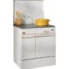 Clearance GODIN Cuisinière à bois Arpège blanc poli/laiton