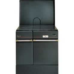 Discount GODIN Cuisinière à bois Arpège noir poli