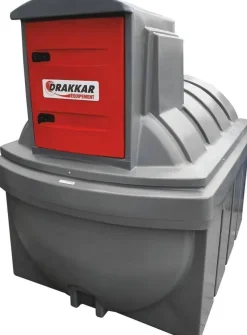 Outlet DRAKKAR EQUIPEMENT Cuve stockage fioul PEHD double paroi 2500L + pompe 60L/min