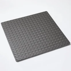 Best MOTTEZ Dalle carrée en mousse noir 62x62 cm
