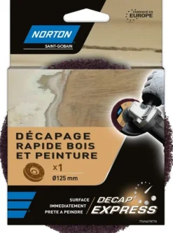 Hot NORTON Disque décap'express bois Diam125 noir