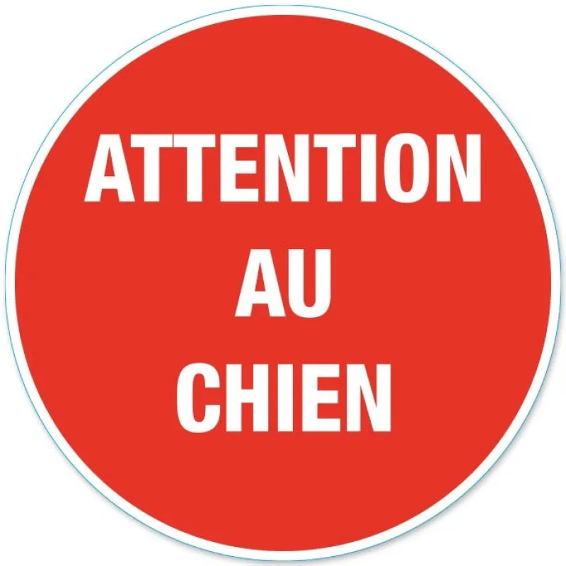 Sale CHAPUIS Disque de signalisation "Attention au chien"