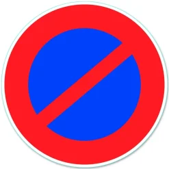 CHAPUIS Disque de signalisation "Stationnement interdit"