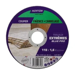 New NORTON Disque de tronçonnage 115x1,6x22,23 mm faïence et carrelage