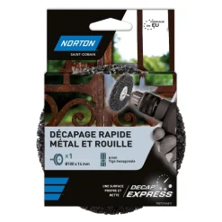 Clearance Disque perceuse Ø100x14mm Décap Express métal/rouille NORTON
